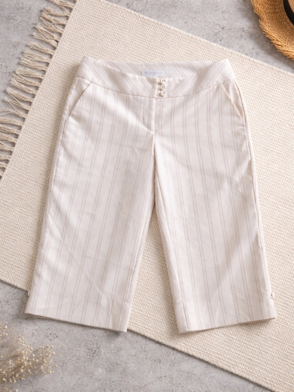 Whbm Striped Semi Bermuda Short | Pants